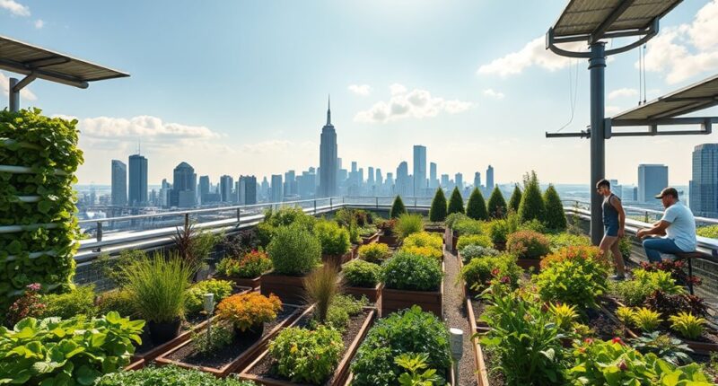 urban rooftop gardening solutions