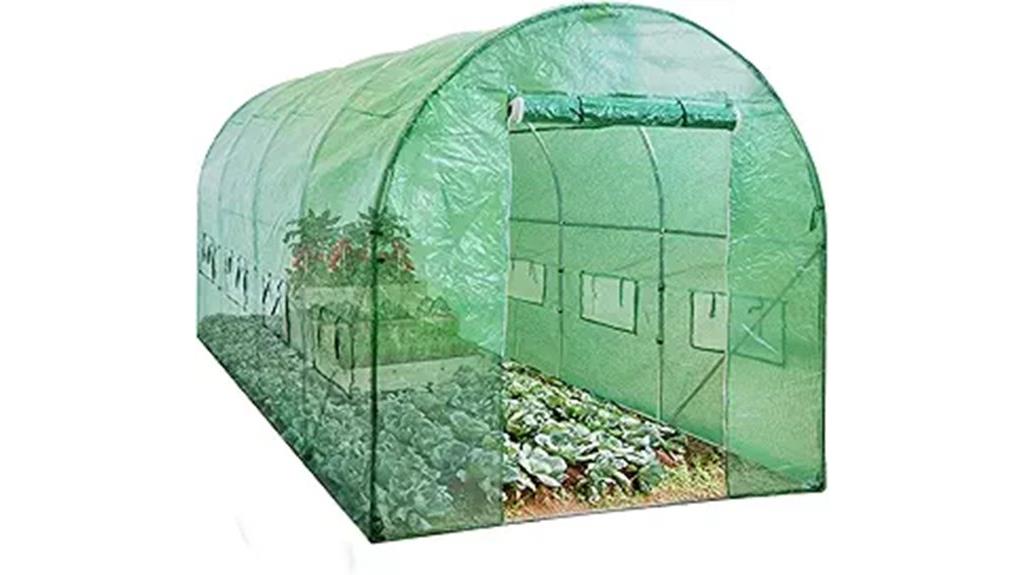 walk in greenhouse tunnel structure