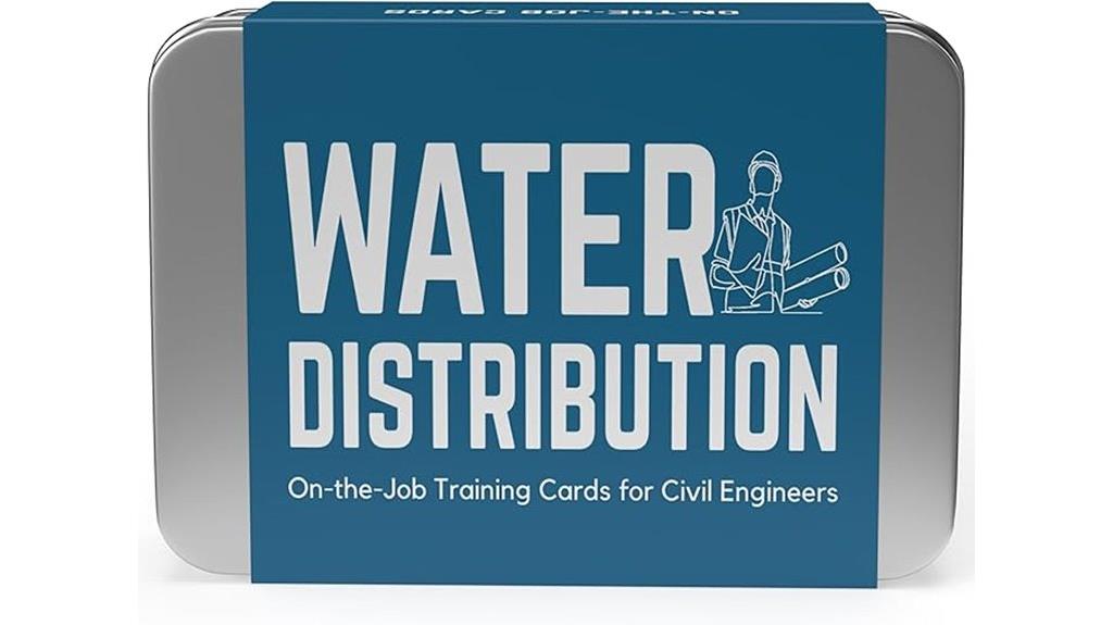 water distribution terminology cards