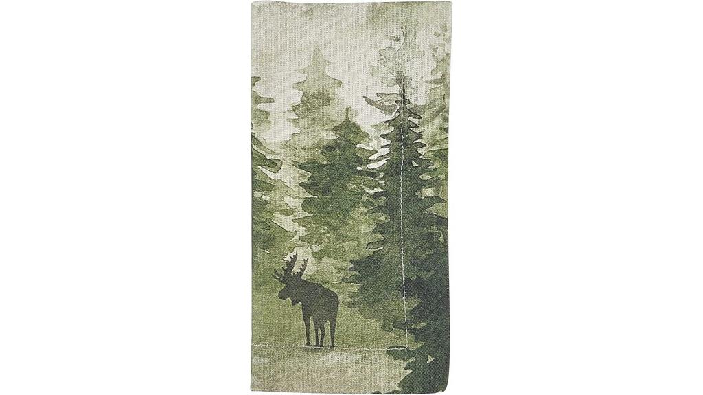 wildlife themed napkin set