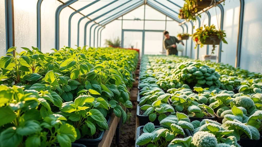 winter greenhouse gardening tips