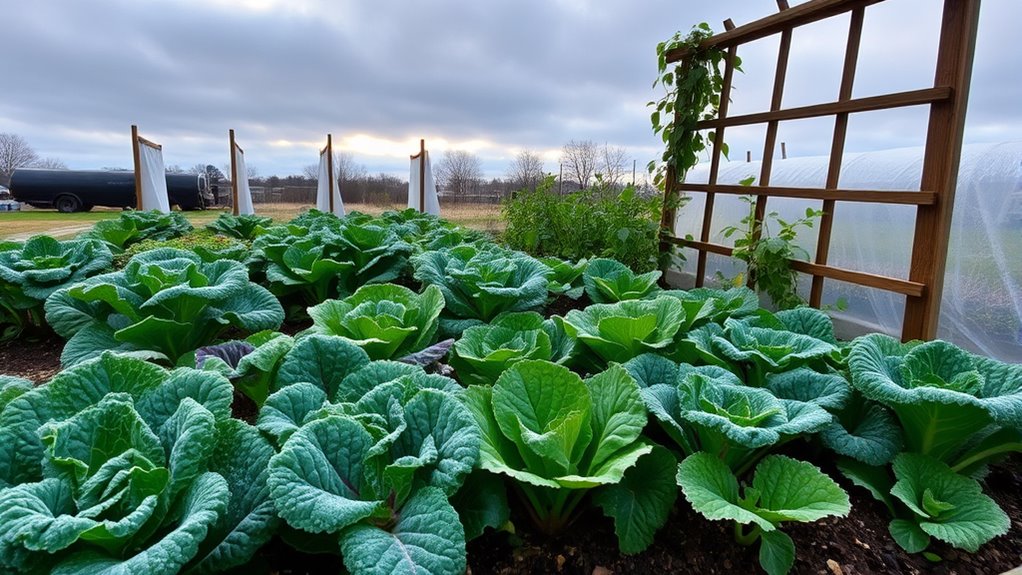 winter greens planting techniques