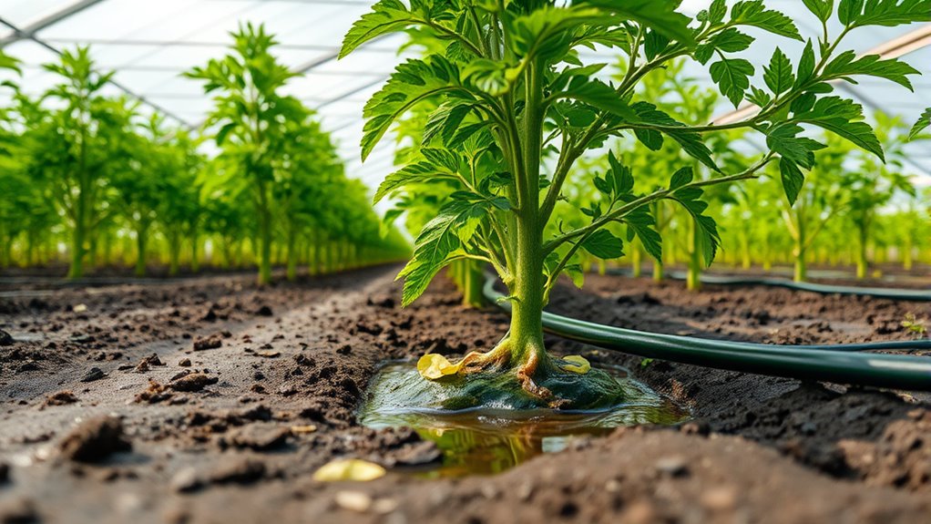 adjust watering and drainage