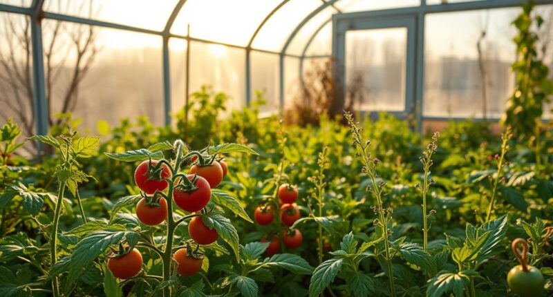 adjusting greenhouse for seasons