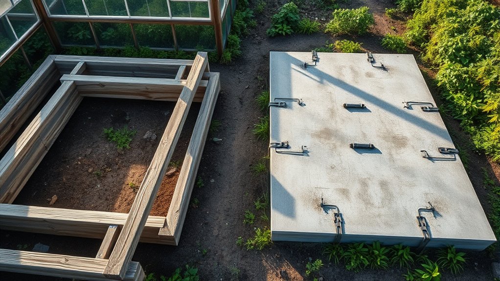 affordable customizable greenhouse foundation