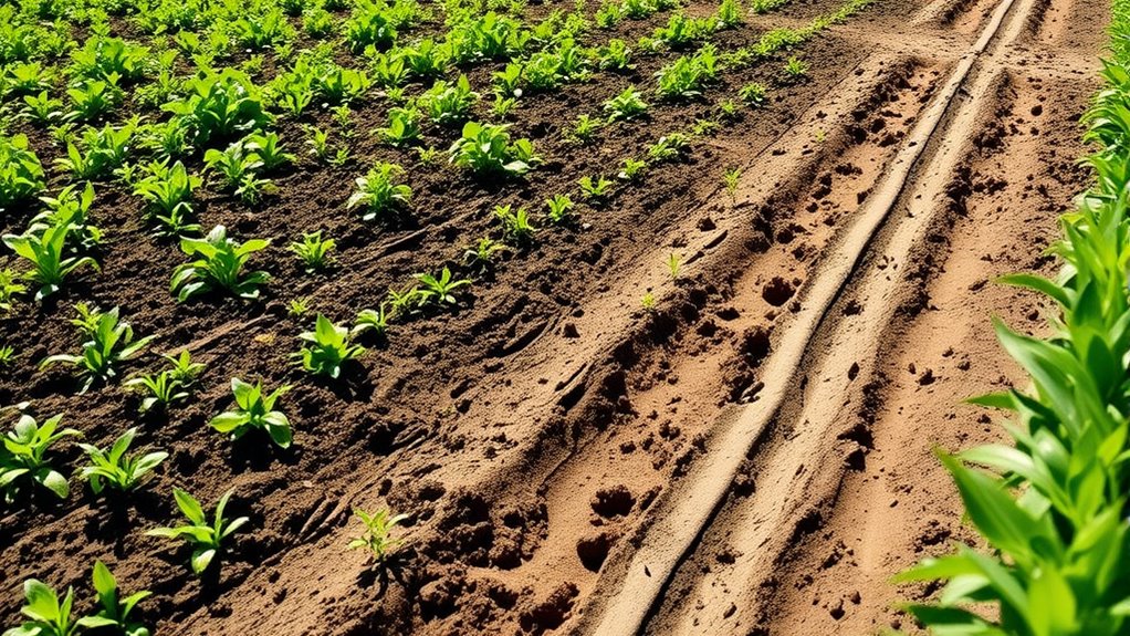 assess soil drainage and quality