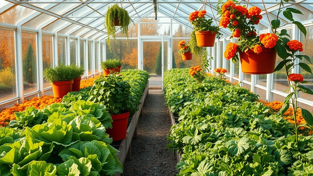 autumn greenhouse gardening tips