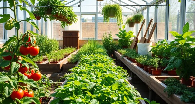chemical free greenhouse gardening