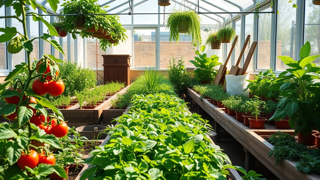 chemical free greenhouse gardening