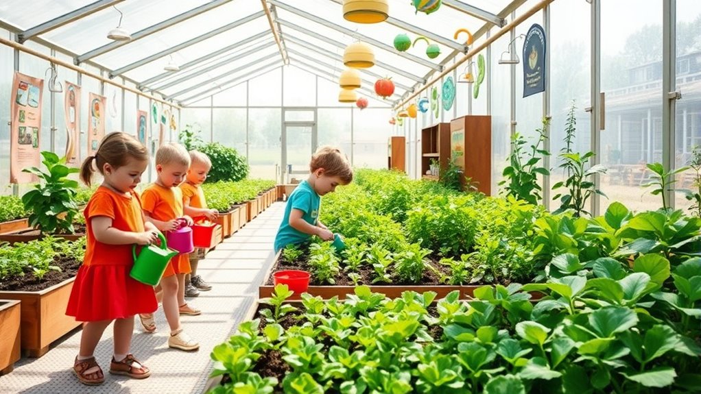child safe engaging greenhouse design