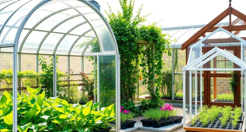 choosing the ideal greenhouse type