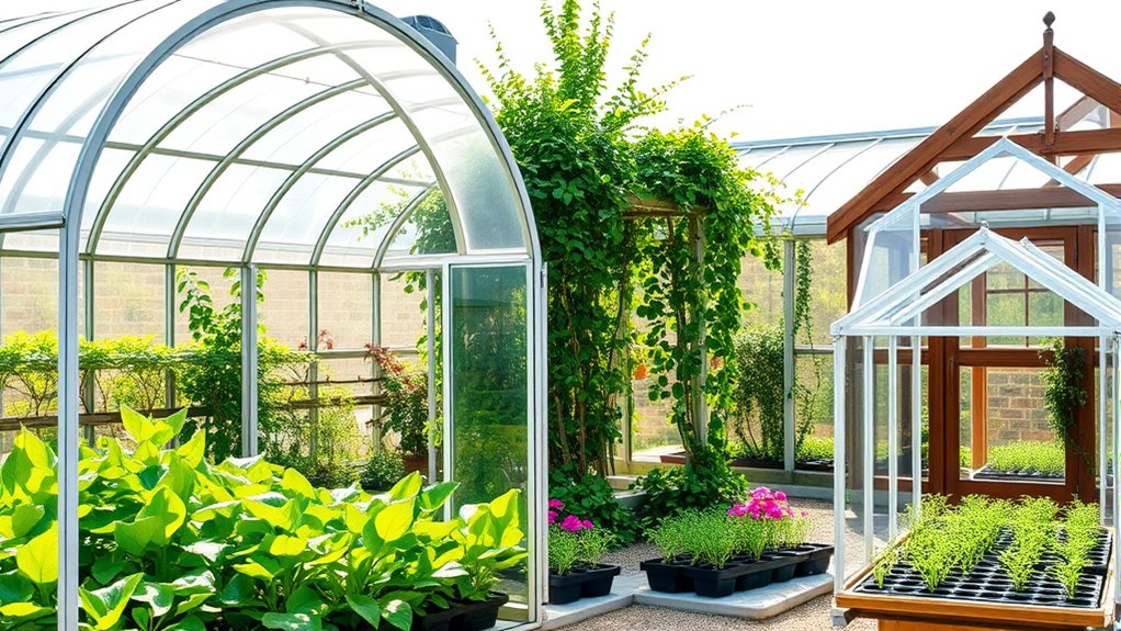choosing the ideal greenhouse type