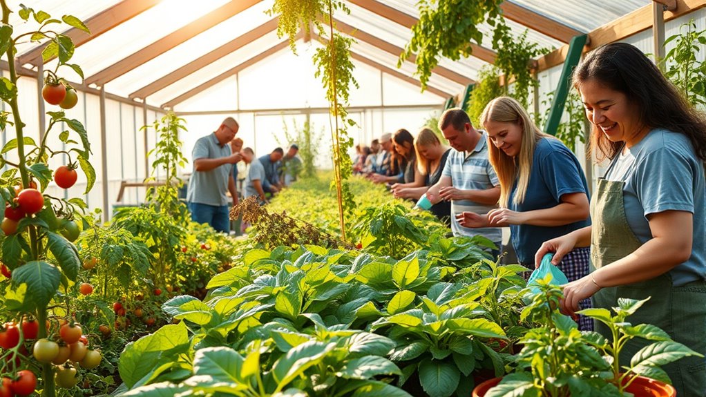 community greenhouses promote sustainability