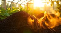 compost powered greenhouse heating