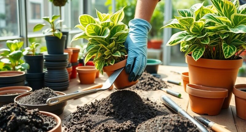 container planting and maintenance