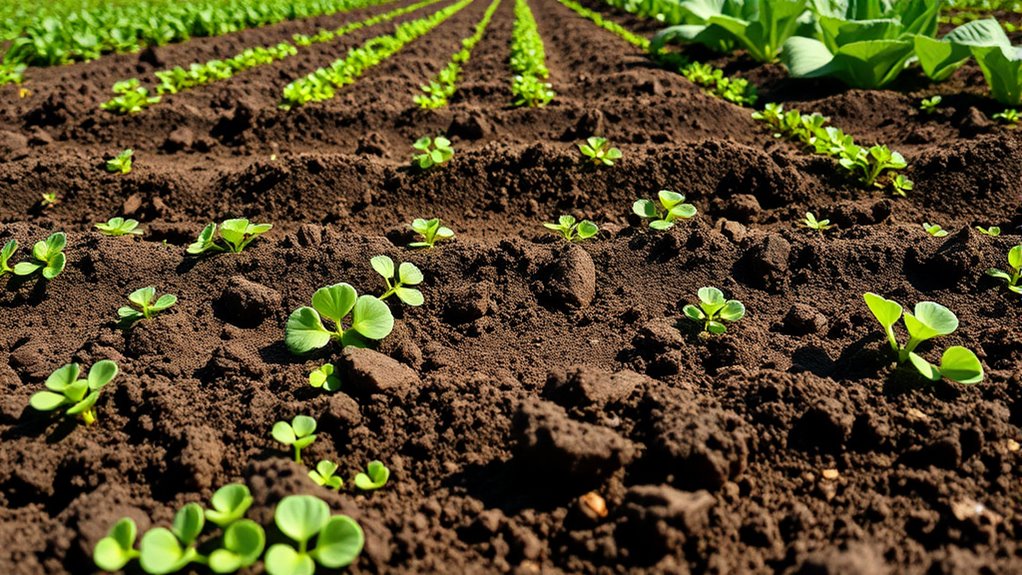 crop rotation and bed maintenance