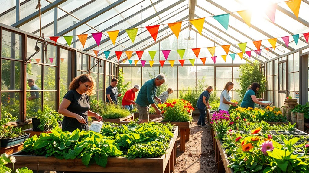 design accessible community greenhouses