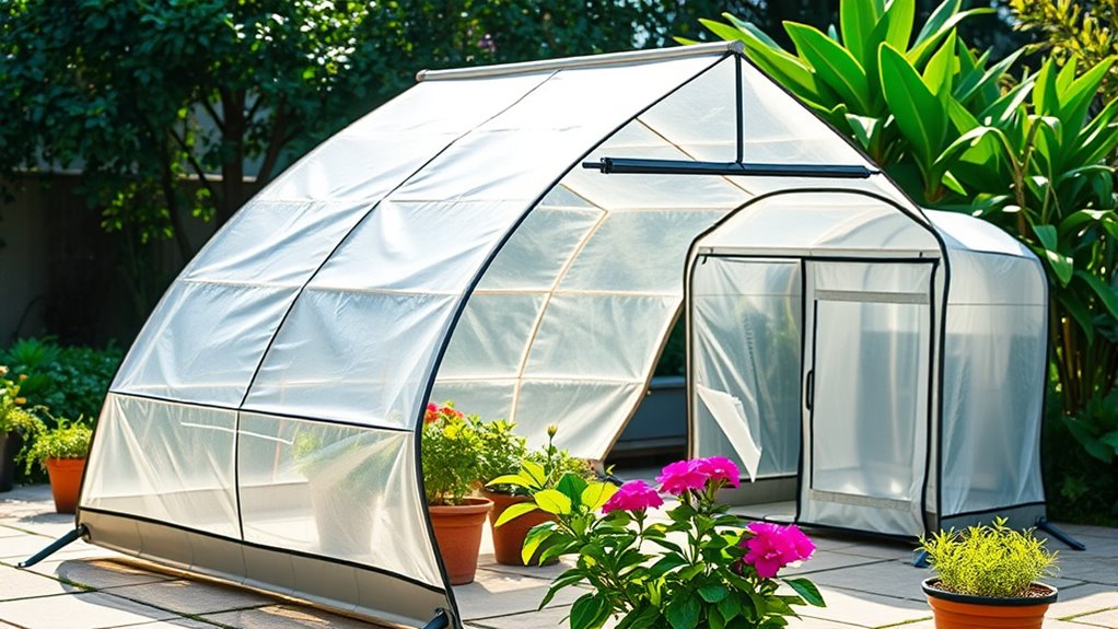 easy portable greenhouse solution