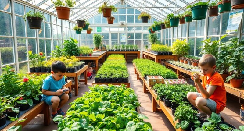 educational greenhouse learning environment