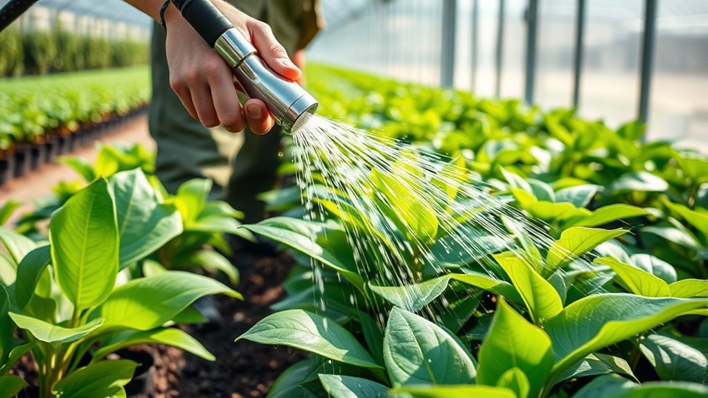 efficient controlled watering system