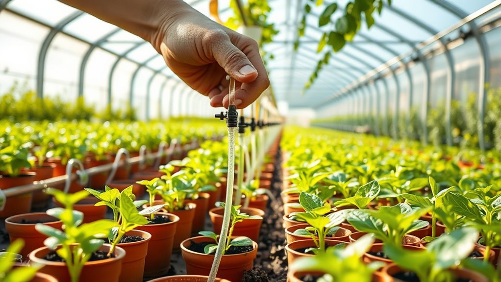 efficient greenhouse irrigation systems