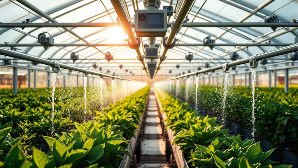 efficient greenhouse watering techniques
