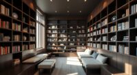efficient shelving and seating