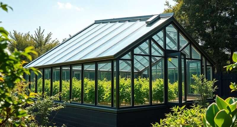 energy efficient greenhouse construction