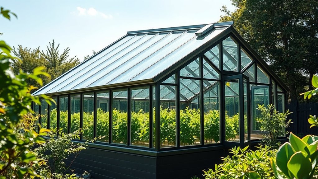 energy efficient greenhouse construction