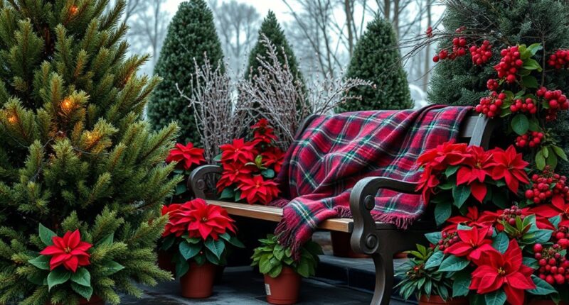 festive seasonal gardening plants