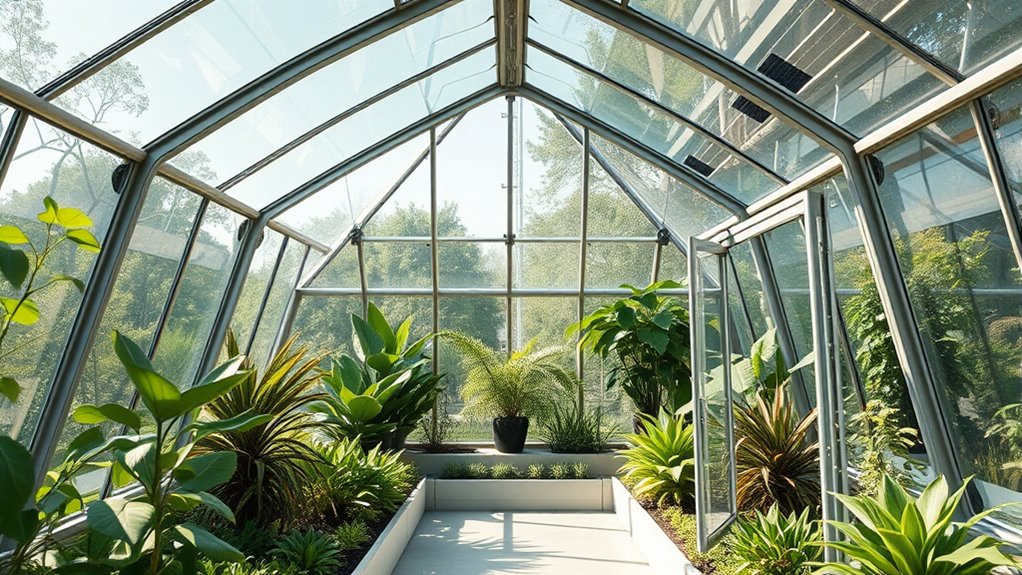 flexible adaptable greenhouse structures