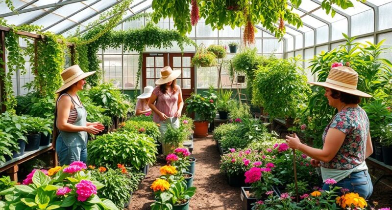 gardeners connecting through community