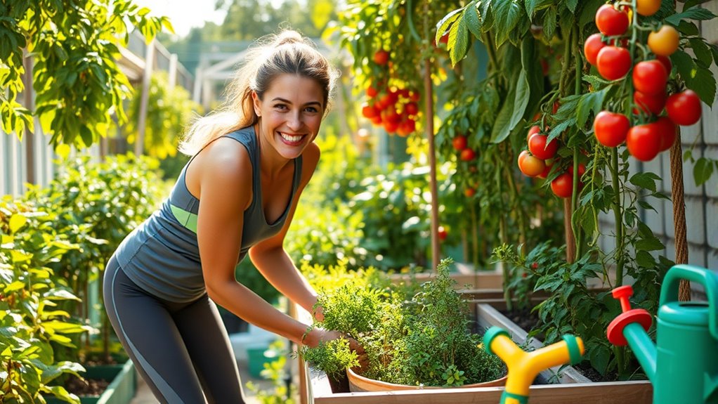 gardening boosts fitness and health