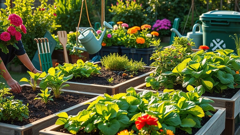 gardening promotes sustainable wellness