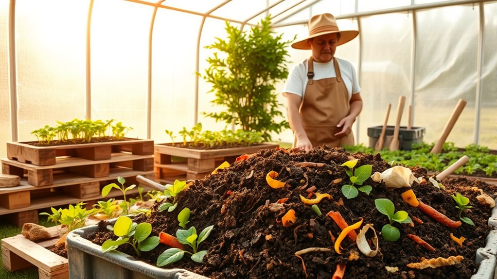 greenhouse composting transforms waste