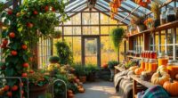greenhouse fall harvest preparation