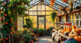 greenhouse fall harvest preparation