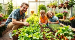 greenhouse gardening family activities
