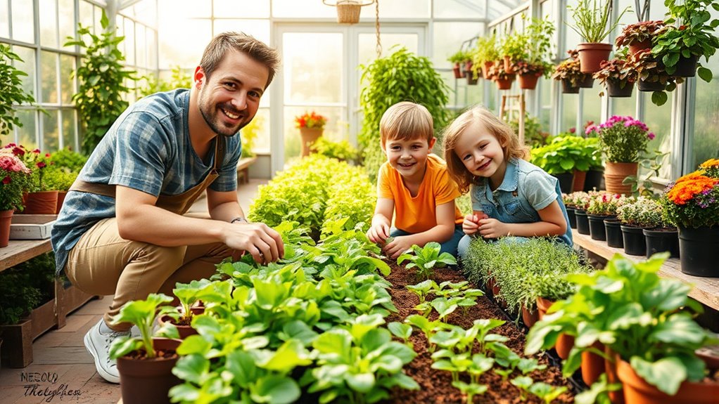 greenhouse gardening family activities