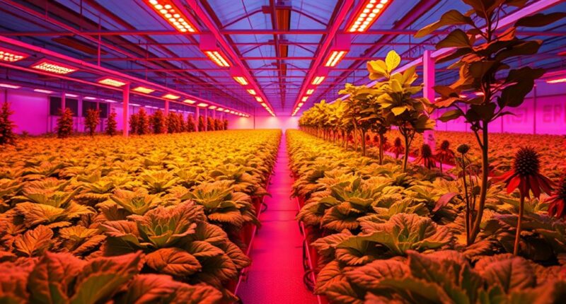 greenhouse grow light usage