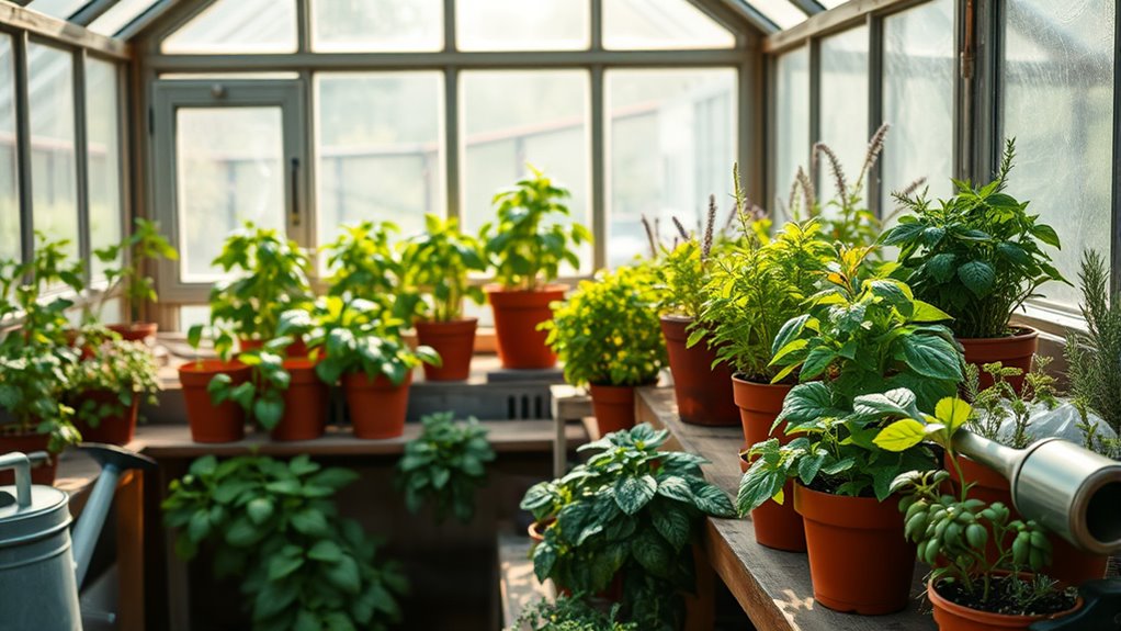 greenhouse herb gardening tips