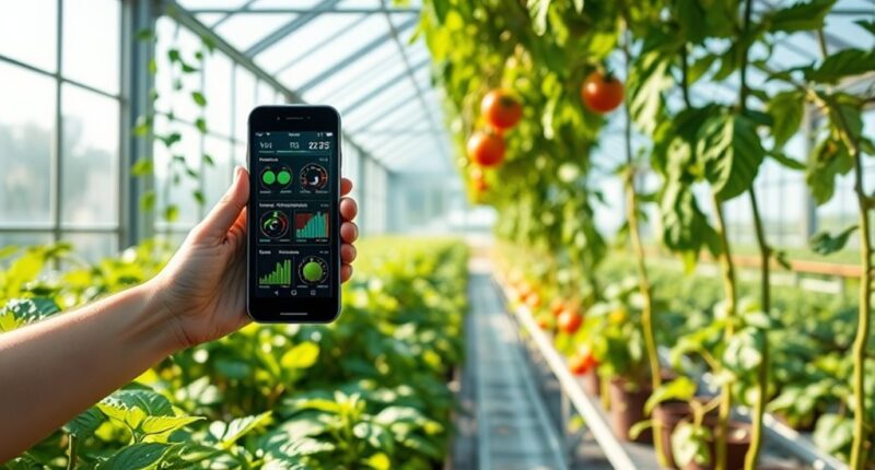 greenhouse plant health monitoring