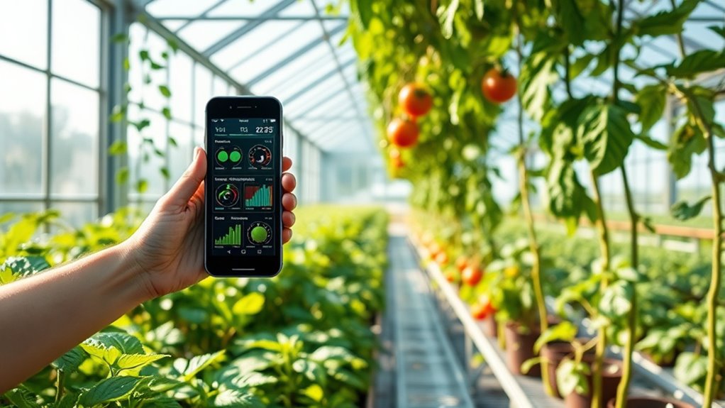 greenhouse plant health monitoring