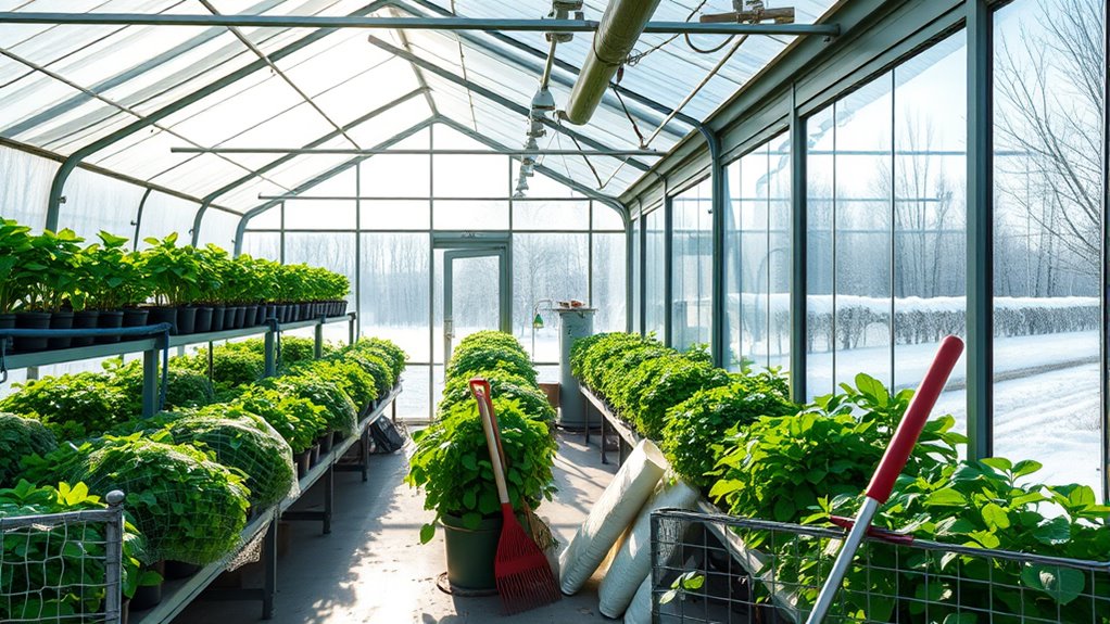 greenhouse seasonal maintenance tips