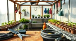 greenhouse setup essential tools