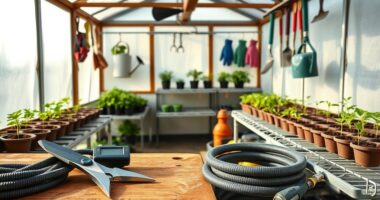 greenhouse setup essential tools