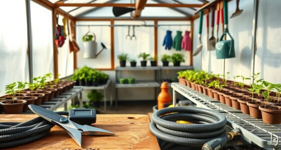 greenhouse setup essential tools