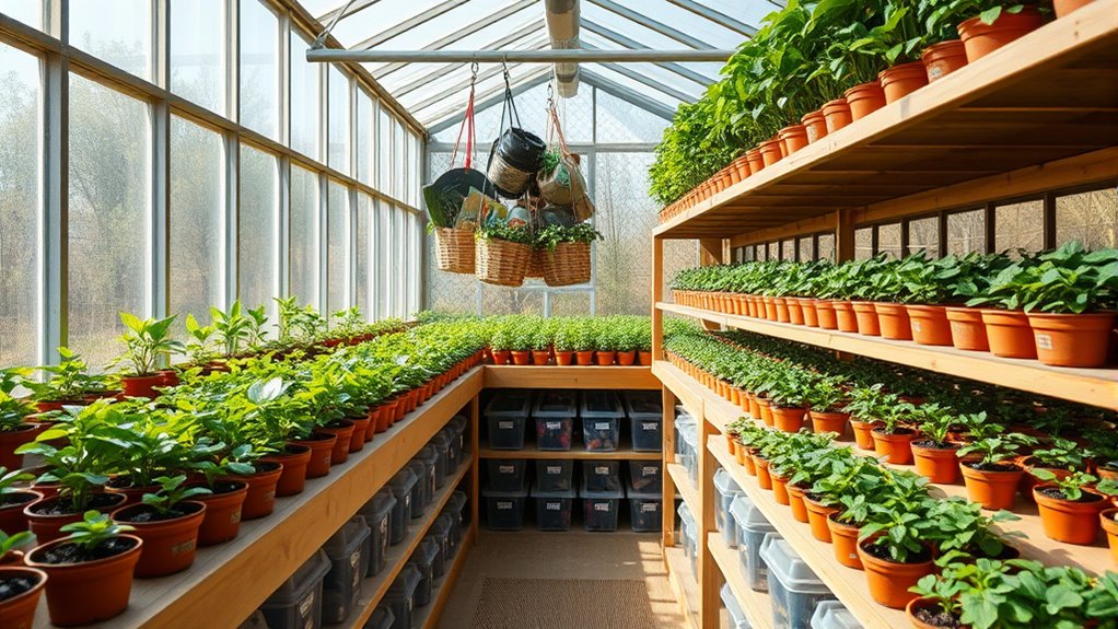 greenhouse storage organization tips