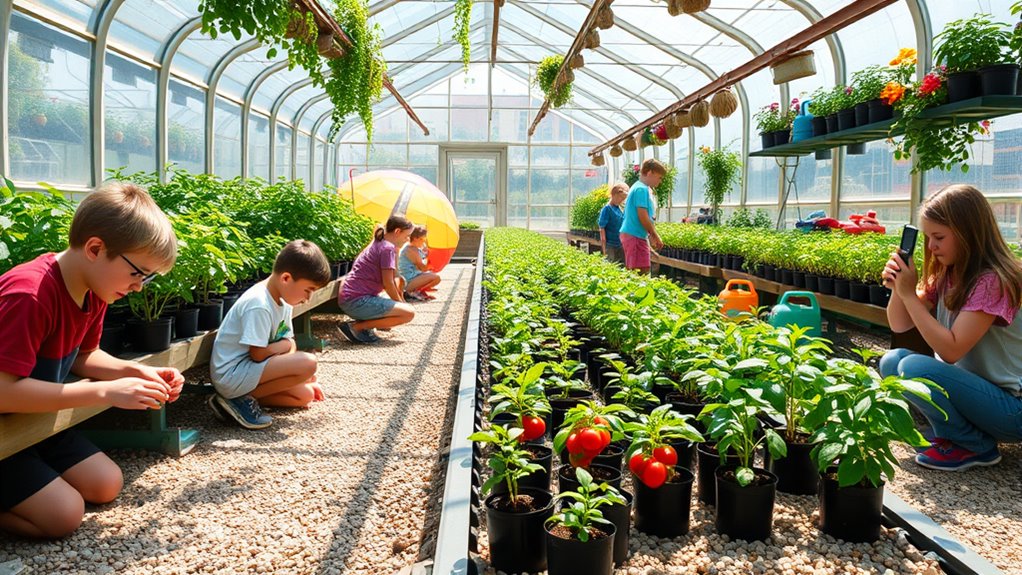 greenhouse student learning activities