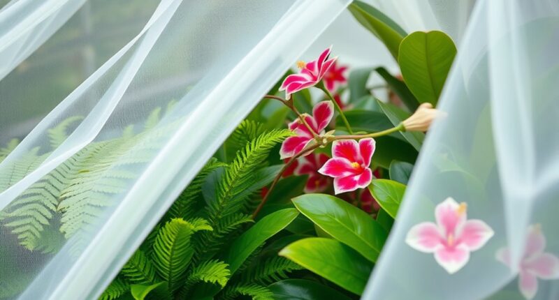greenhouse tropical plant protection